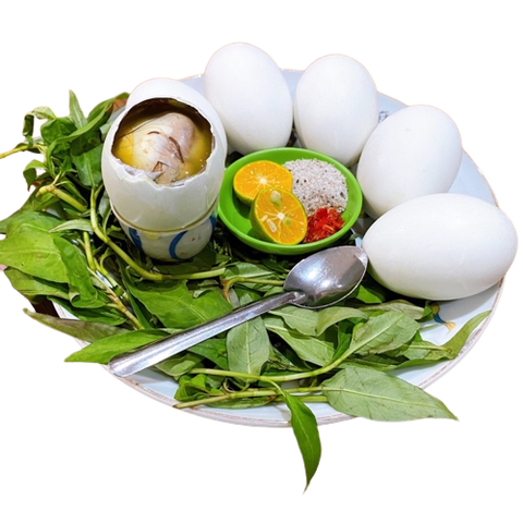 Trứng Gà Lộn Kèm Rau Răm 10 Quả