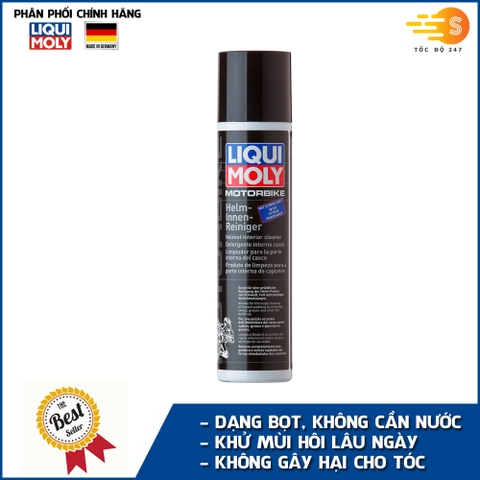 Chai xịt bọt vệ sinh vải mũ bảo hiểm Liqui Moly 1603