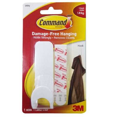 Móc treo tường cường lực siêu dính 1.8kg Command 3M 17403