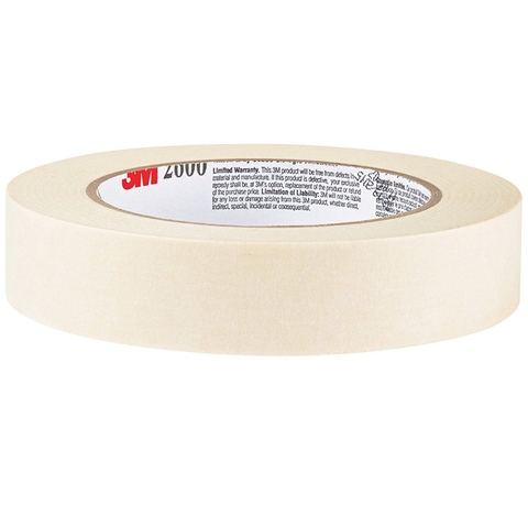 Băng keo giấy 1 mặt thông dụng 3M 320 - nhiều kích thước