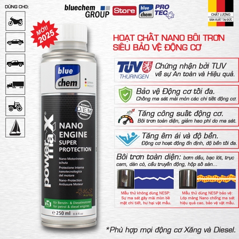 Phụ gia xăng cho ô tô Bluechem 33028E