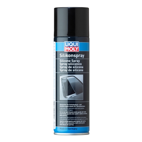Chai xịt bảo dưỡng cao su silicone chuyên dụng Liqui Moly 3310 - không chứa dầu, tăng độ bóng, bảo vệ và chống tĩnh điện, bụi bặm