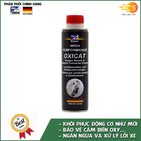 Phụ gia vệ sinh cảm biến oxy và bầu lọc khí thải catalytic Bluechem 33230E