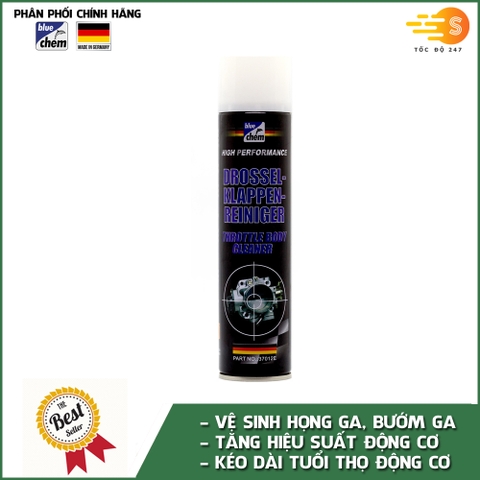 Chai xịt vệ sinh họng ga, bướm ga Bluechem 37012E