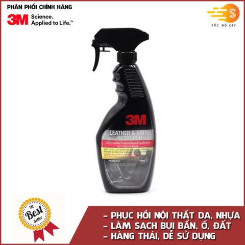 Chai xịt chăm sóc và bảo dưỡng nội thất ô tô 3M 39040LT (Hàng Thái)