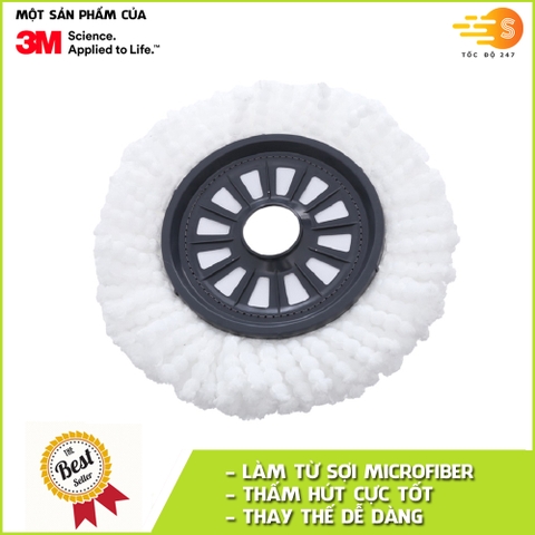 Bông lau nhà thay thế 360 độ Microfiber Scotch-Brite 3M BL360