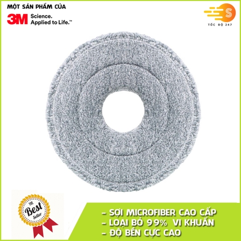 Bông lau nhà thay thế 360 độ cải tiến Microfiber Scotch-Brite 3M BL360-CT