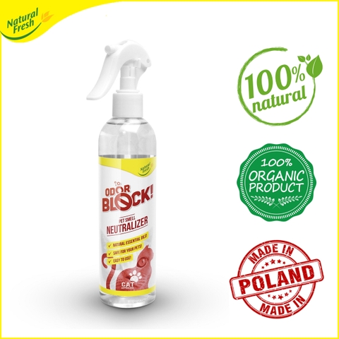 Nước hoa xịt phòng tươi mát khử mùi mèo Natural Fresh OB300-CT