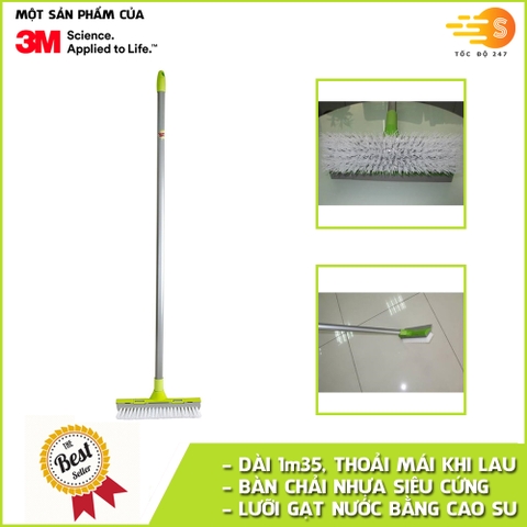 Cây chà sàn và gạt nước cao cấp 2 trong 1 Scotch-Brite 3M CCS-01