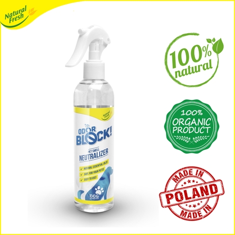 Nước hoa xịt phòng tươi mát khử mùi chó Natural Fresh OB300-DG