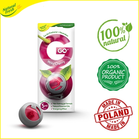 Tinh dầu gắn khe máy lạnh ô tô, phòng ngủ Go Natural Fresh GO00