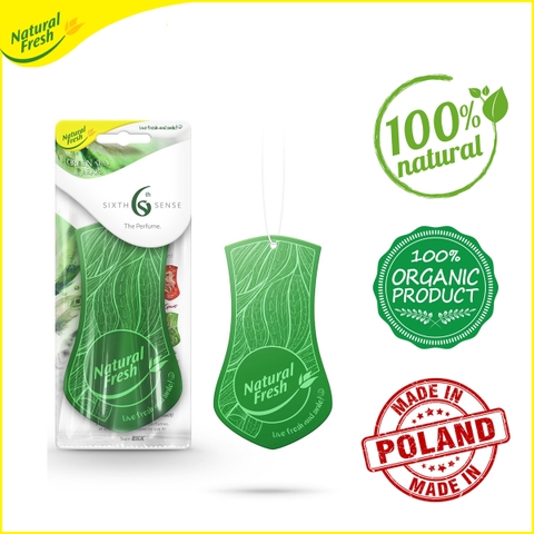 Miếng sáp thơm hoa tulip treo ô tô, tủ quần áo Natural Fresh TULIP