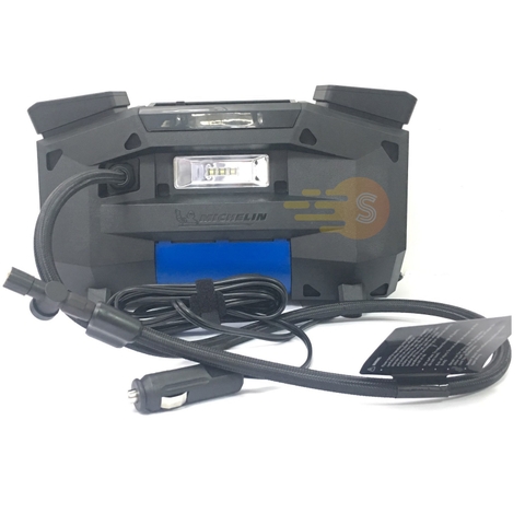 Máy bơm lốp đa năng kỹ thuật số tự ngắt piston đôi 12v Michelin 12314