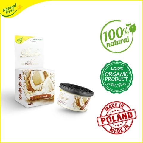 Hộp nước hoa ô tô, phòng ngủ 100% thiên nhiên Organic Natural Fresh OP048 giữ hương đến 60 ngày