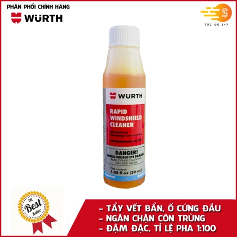 Nước rửa kính lái đậm đặc hương thơm nhẹ Wurth WU-RKL32