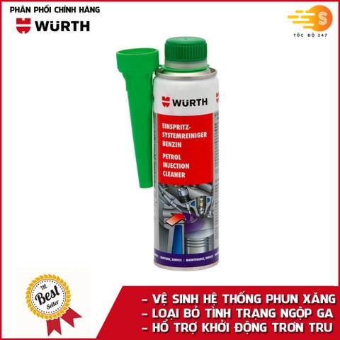 Phụ gia xúc béc xăng cao cấp Wurth WU-SBX300