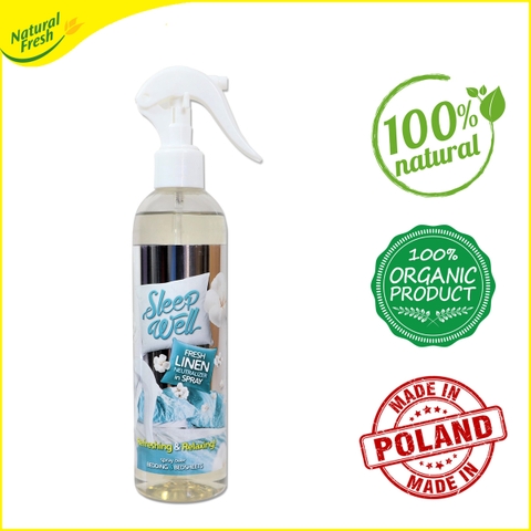 Nước hoa xịt phòng tươi mát giúp ngủ ngon Sleep Well Natural Fresh SW300-FL