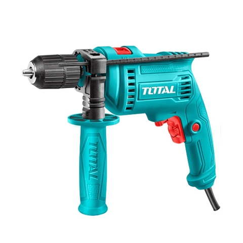 Máy khoan búa 13mm 680W TOTAL TG1061356-2E - Chỉnh được tốc độ, đảo chiều, có chức năng búa