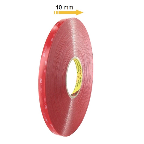 Băng keo cường lực trong suốt 3M khổ 10mm x 33m VHB 4910-10