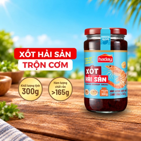 Xốt hải sản trộn cơm, mì HADAY (Hải Thiên) 300g VTF-XHS300 - Nội địa Trung, Trộn cơm, Trộn mì, Nấu được nhiều món