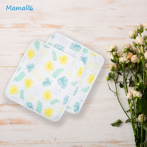 Bộ 2 tấm lót chống thấm vải sợi tre cho bé 35x35 Mamaru MA-LOT35X35 - Diệt khuẩn, hút ẩm tốt, kháng tia UV