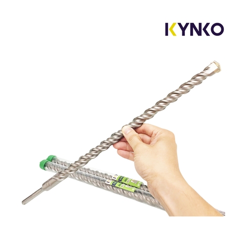 PHI Ø22 DÀI 460MM MŨI KHOAN BÊ TÔNG SDS XUYÊN TƯỜNG ĐẦU DẸT KYNKO MKBTXT-22460