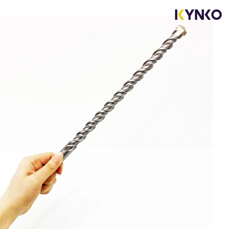 PHI Ø18 DÀI 350MM MŨI KHOAN BÊ TÔNG SDS XUYÊN TƯỜNG ĐẦU DẸT KYNKO MKBTXT-18350