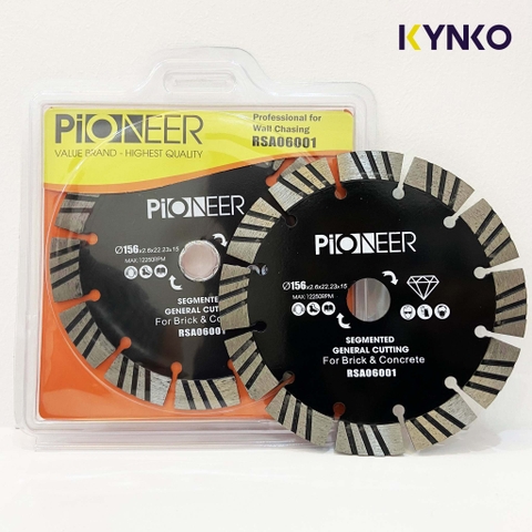 LƯỠI CẮT GẠCH ĐÁ RSA06001 12 RĂNG Ø156mm CÔNG NGHỆ ÉP NÓNG