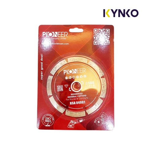 LƯỠI CẮT GẠCH ĐÁ RSA04001DO 8 RĂNG Ø105mm