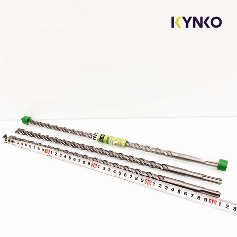 PHI Ø10 DÀI 410MM MŨI KHOAN BÊ TÔNG SDS XUYÊN TƯỜNG ĐẦU DẸT KYNKO MKBTXT-10410