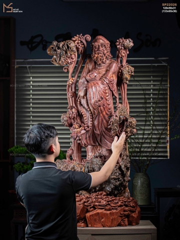 ĐẠT MA SƯ TỔ - GỖ NU CẨM