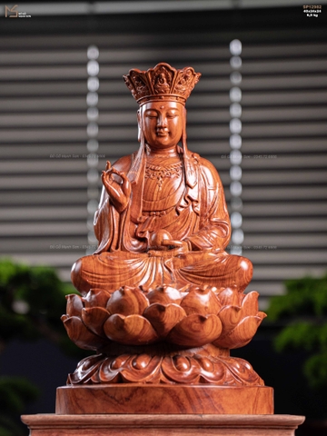 TƯỢNG GỖ ĐỊA TẠNG VƯƠNG - GỖ HƯƠNG