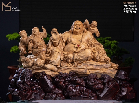 TƯỢNG DI LẶC GỖ HOÀNG ĐÀN