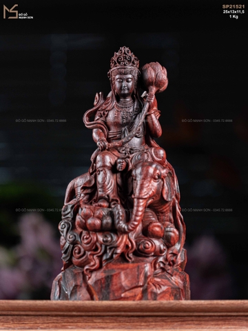TƯỢNG PHỔ HIỀN BỒ TÁT - GỖ TỬ ĐÀN