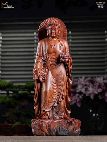 TƯỢNG PHẬT A DI ĐÀ - GÔ TRẮC