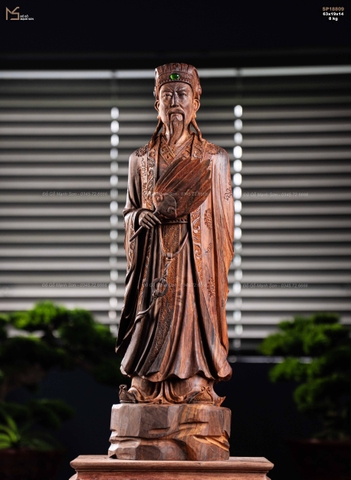 TƯỢNG KHỔNG MINH - GỖ TRẮC