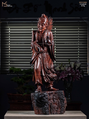 TƯỢNG TẾ CÔNG HOÀ THƯỢNG - GỖ TRẮC