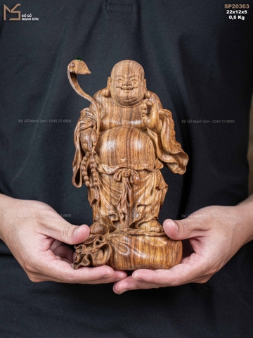 TƯỢNG DI LẶC - GỖ SƯA