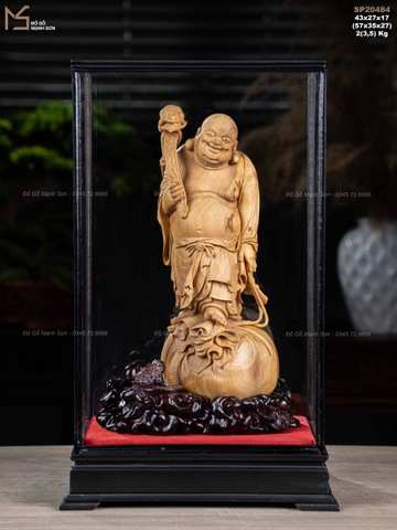 TƯỢNG DI LẶC - GỖ HOÀNG ĐÀN