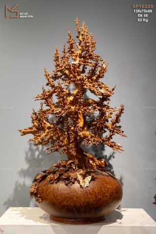 TƯỢNG BÌNH MAI BONSAI - GỖ NU NGỌC AM