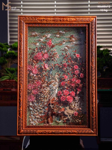 TRANH PHU THÊ VIÊN MÃN - GỖ SƯA