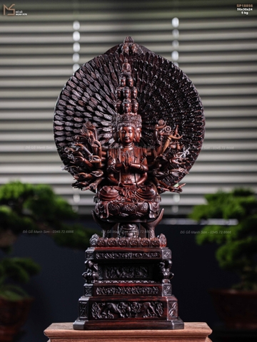 TƯỢNG GỖ PHẬT THIÊN THỦ THIÊN NHÃN - GỖ TRẮC