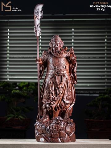 TƯỢNG QUAN CÔNG - GỖ TỬ ĐÀN