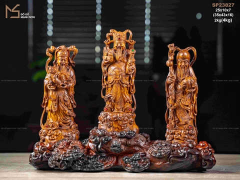 TƯỢNG TAM ĐA GỖ SƯA