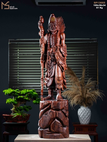 TƯỢNG TẾ CÔNG - GỖ TỬ ĐÀN