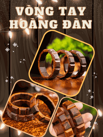 VÒNG TAY GỖ HOÀNG ĐÀN TUYẾT LẠNG SƠN HẠT BẸT