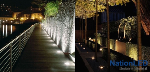 Đèn LED âm đất - Chiếu sáng và dẫn hướng tinh tế