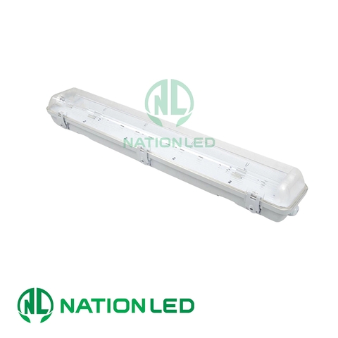 Máng đèn T8 chống ẩm 2 bóng - 0,6m