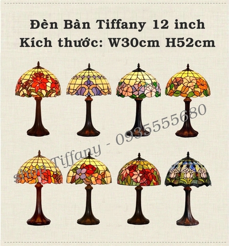 Đèn Bàn Tiffany 12inch