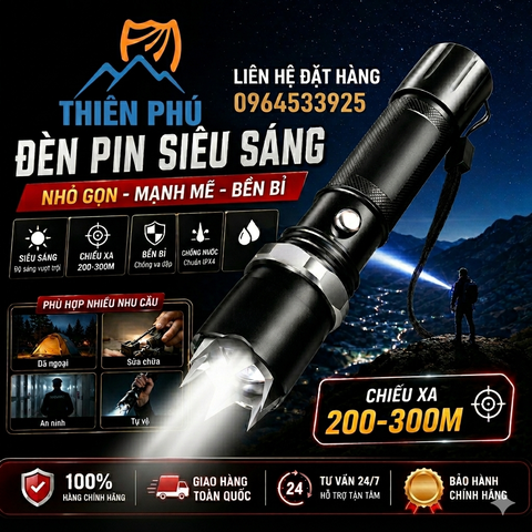 den-pin-sieu-sang-chieu-xa-300m-giai-phap-chieu-sang-hieu-qua-cho-moi-nhu-cau
